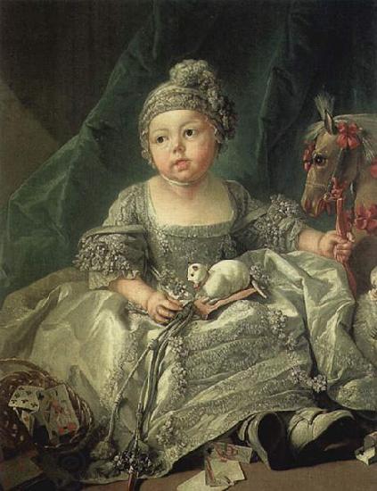 Francois Boucher Portrait of Louis Philippe of Orleans as a child